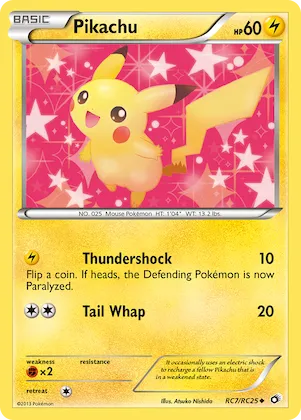 Pikachu #RC7 – Legendary Treasures