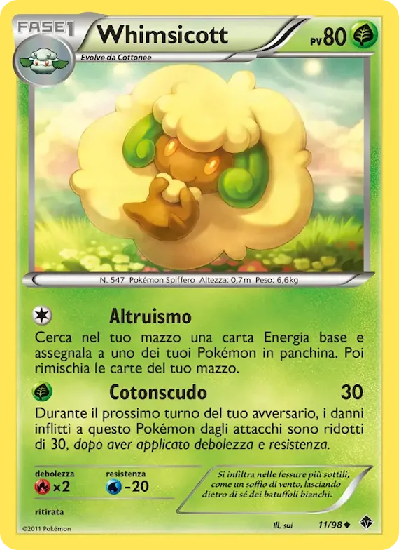 Whimsicott 11 – Nuove Forze