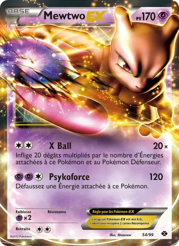 Mewtwo-EX 54 – Destinées Futures