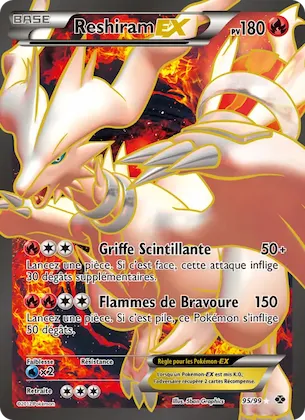 Reshiram-EX 95 – Destinées Futures