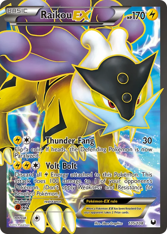 Raikou-EX #105 – Dark Explorers