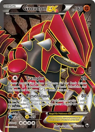 Groudon-EX Nr. 106 – Erforscher der Finsternis