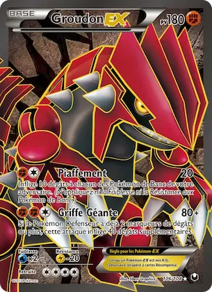 Groudon-EX n° 106 – Explorateurs Obscurs