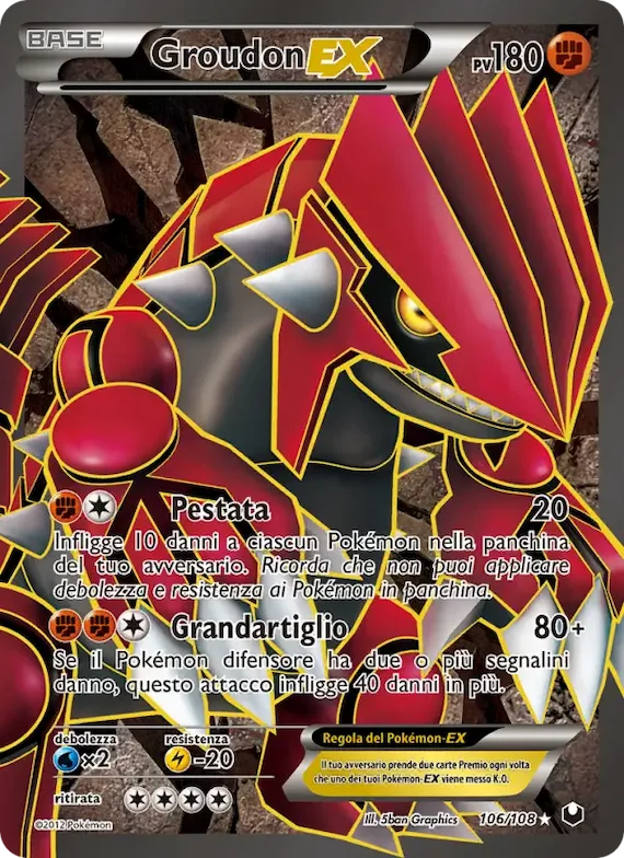 Groudon-EX 106 – Esploratori delle Tenebre