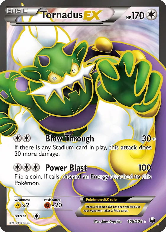 Tornadus-EX #108 – Dark Explorers