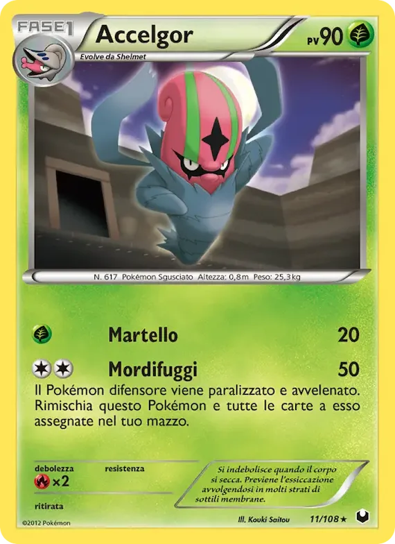 Accelgor 11 – Esploratori delle Tenebre