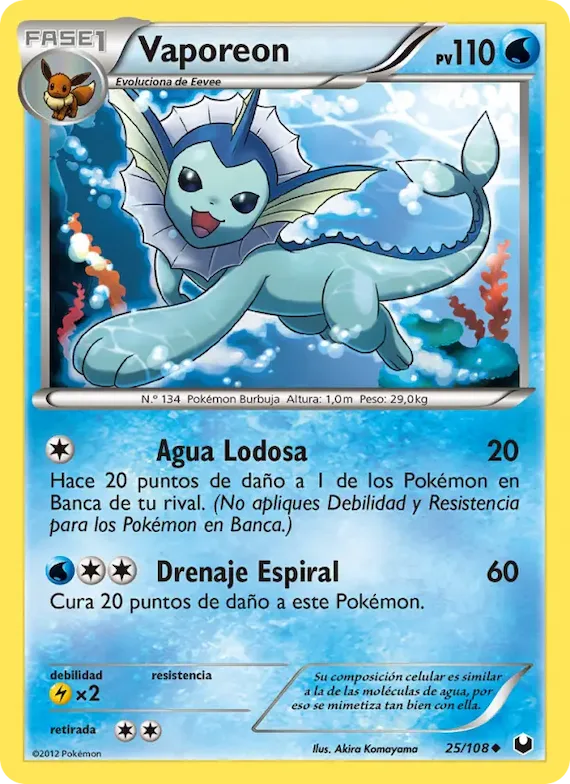 Vaporeon 25 – Oscuros Exploradores