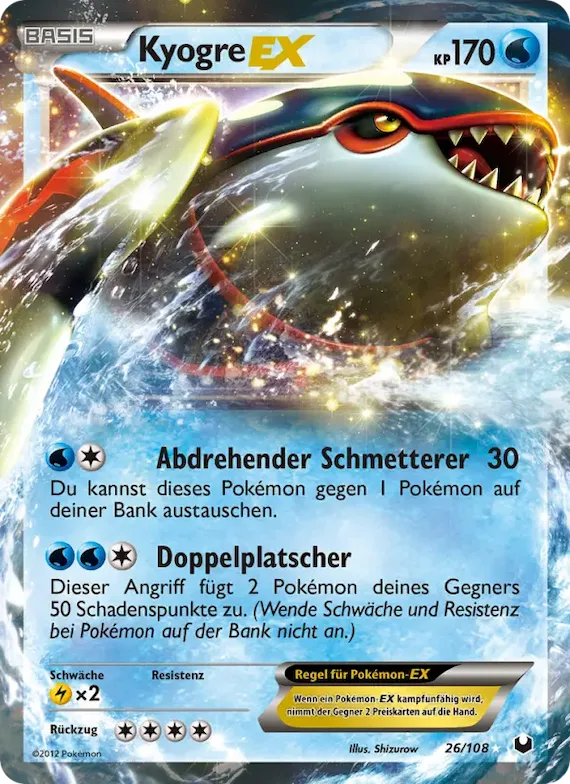 Kyogre-EX 26 – Erforscher der Finsternis