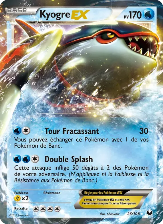 Kyogre-EX 26 – Explorateurs Obscurs