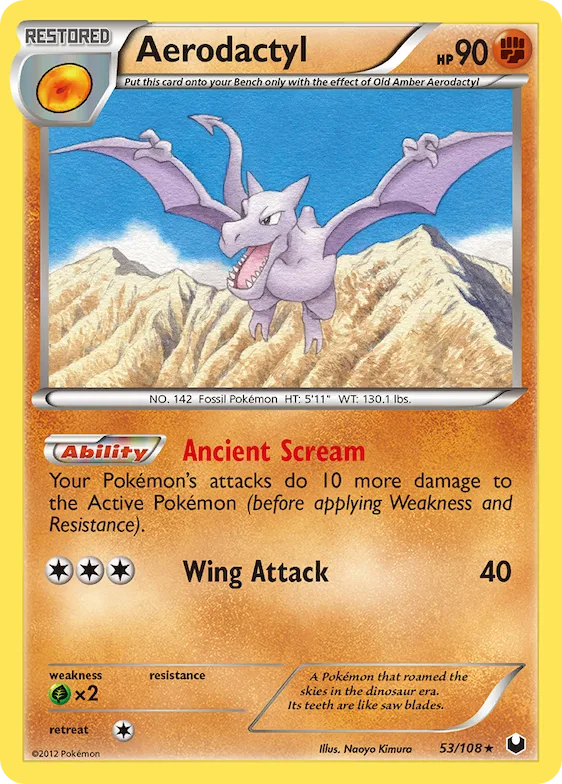 Aerodactyl #53 – Dark Explorers