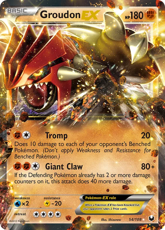 Groudon-EX #54 – Dark Explorers