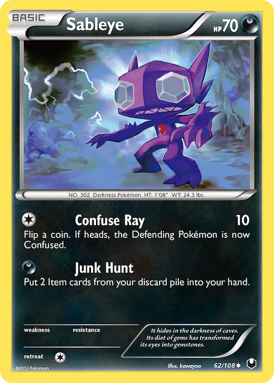 Sableye #62 – Dark Explorers
