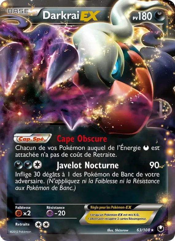 Darkrai-EX 63 – Explorateurs Obscurs
