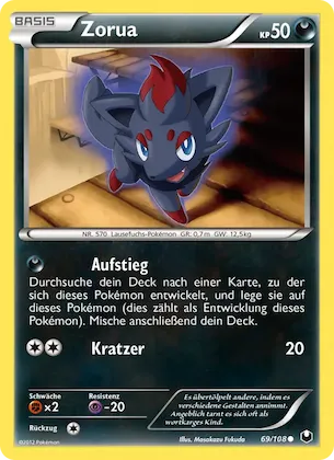 Zorua Nr. 69 – Erforscher der Finsternis