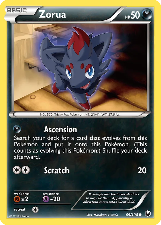 Zorua #69 – Dark Explorers