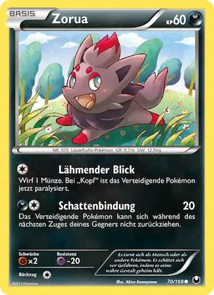 Zorua Nr. 70 – Erforscher der Finsternis