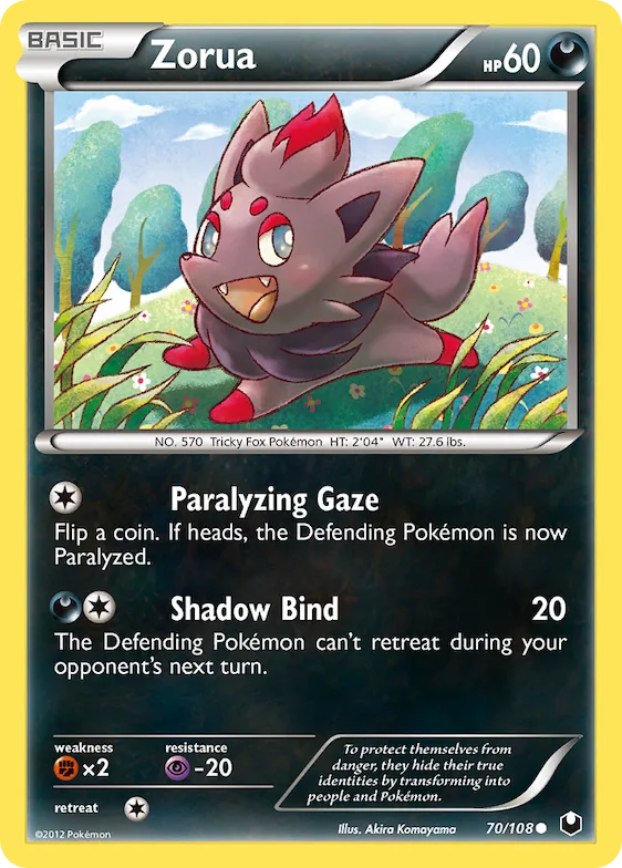 Zorua #70 – Dark Explorers