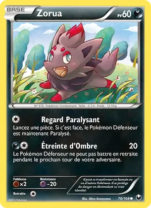 Zorua n° 70 – Explorateurs Obscurs