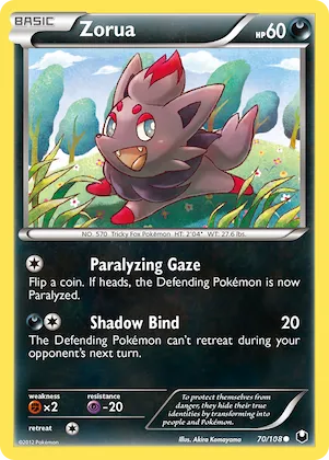 Zorua #70 – Dark Explorers