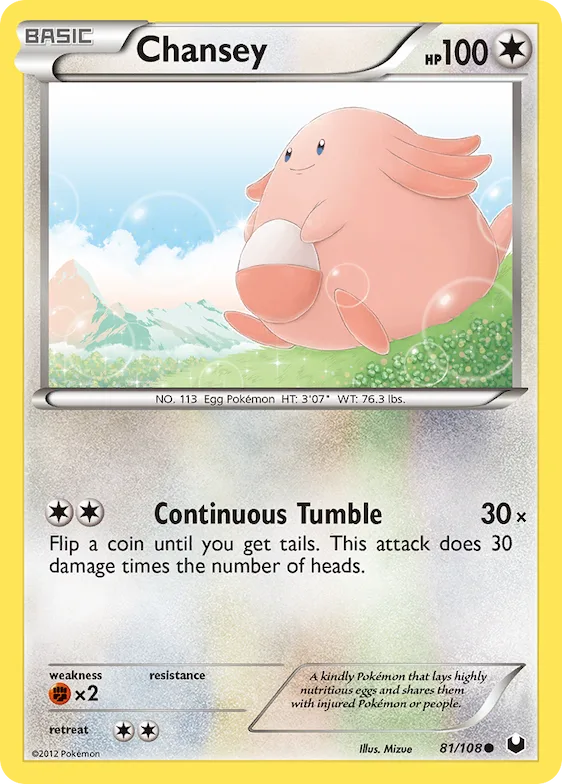 Chansey #81 – Dark Explorers