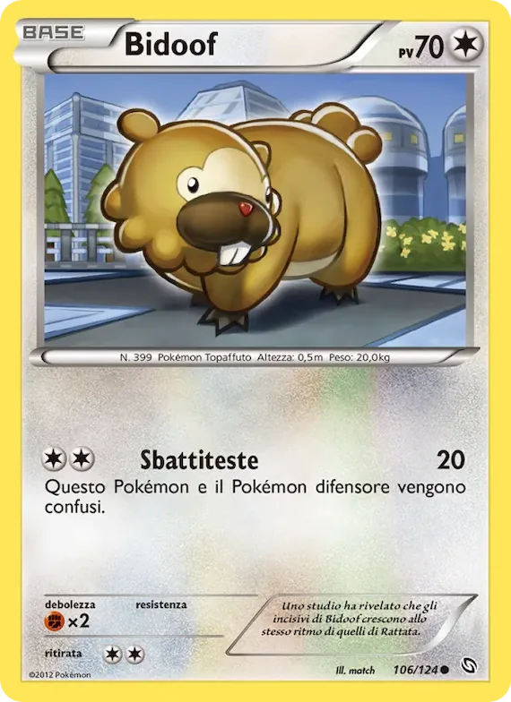 Bidoof 106 – Stirpe dei Draghi