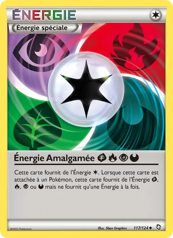 Énergie Amalgamée GrassFirePsychicDarkness 117 – Dragons Éxaltés