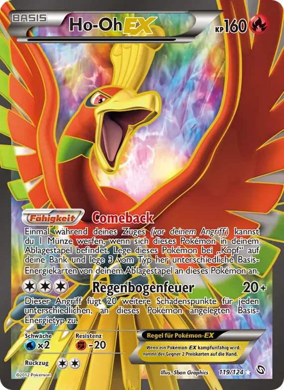 Ho-Oh-EX 119 – Hoheit der Drachen
