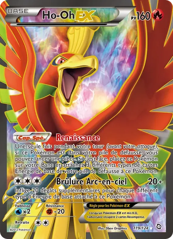 Ho-Oh-EX 119 – Dragons Éxaltés