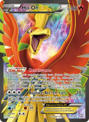 Ho-Oh-EX 119 – Dragons Éxaltés