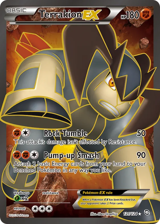 Terrakion-EX #121 – Dragons Exalted