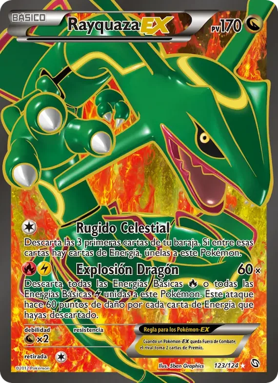 Rayquaza-EX 123 – Dragones Majestuosos