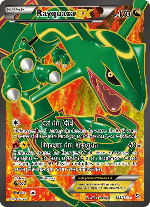 Rayquaza-EX 123 – Dragons Éxaltés