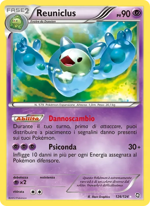 Reuniclus 126 – Stirpe dei Draghi