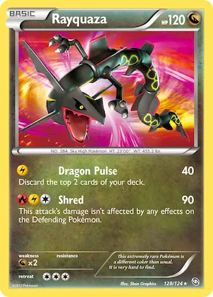 Rayquaza #128 – Dragons Exalted