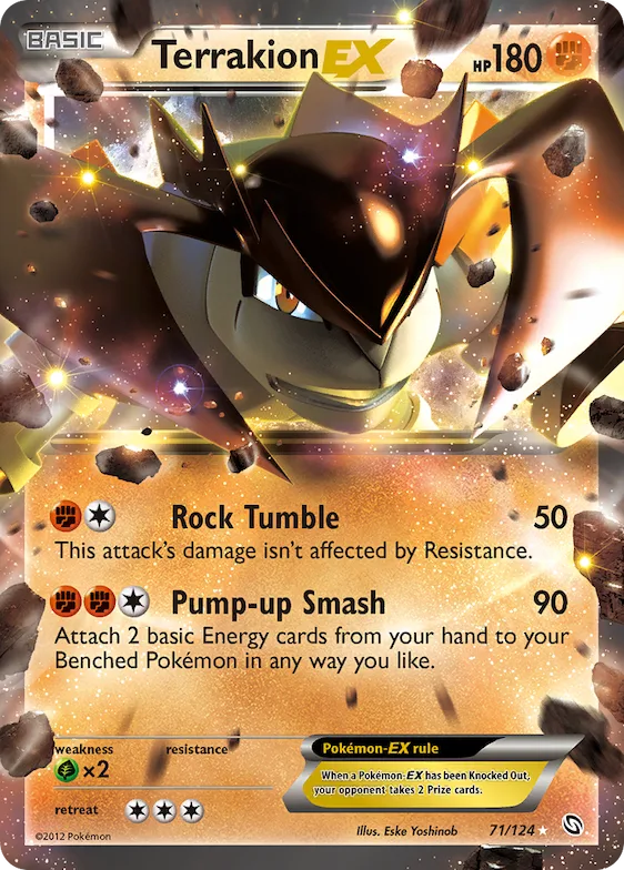 Terrakion-EX #71 – Dragons Exalted