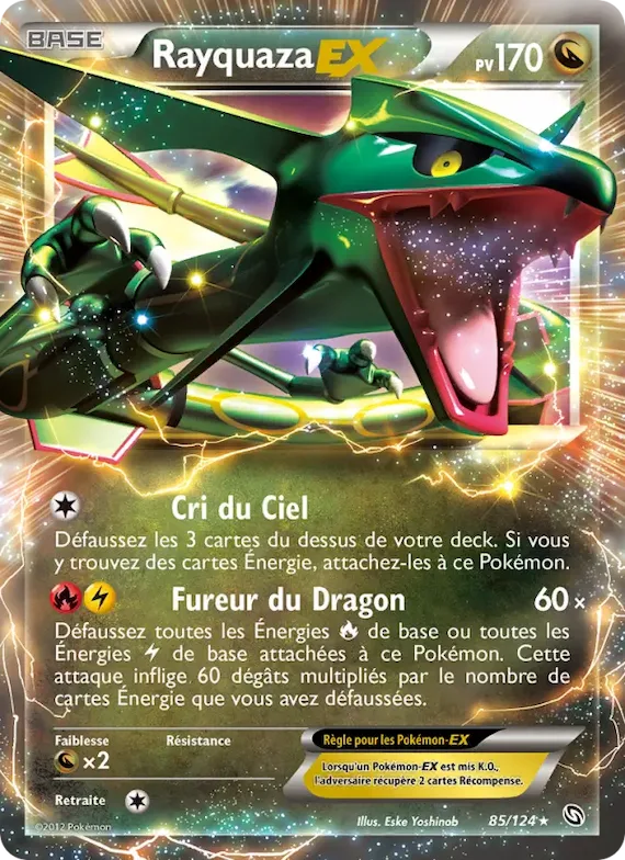 Rayquaza-EX 85 – Dragons Éxaltés