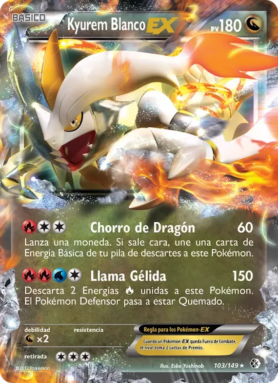 Kyurem Blanco-EX 103 – Fronteras Cruzadas