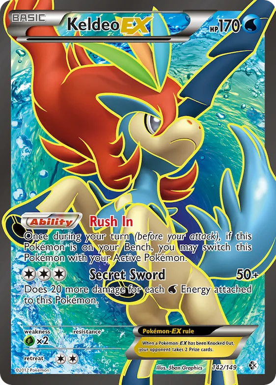 Keldeo-EX #142 – Boundaries Crossed