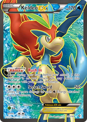 Keldeo-EX #142 – Boundaries Crossed