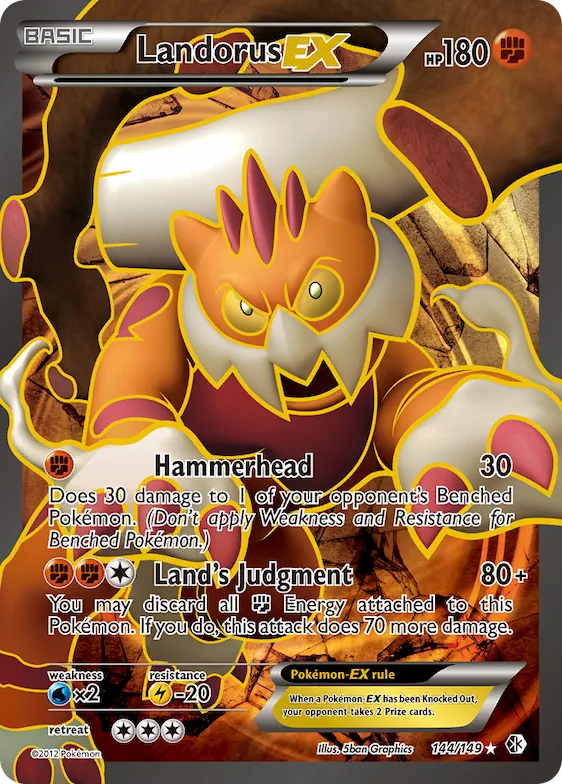 Landorus-EX #144 – Boundaries Crossed