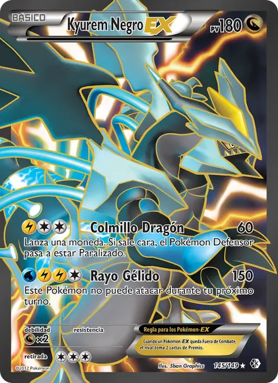 Kyurem Negro-EX 145 – Fronteras Cruzadas
