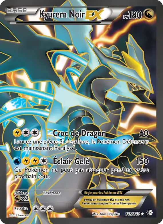 Kyurem Noir-EX 145 – Frontières Franchies