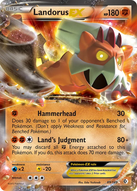 Landorus-EX #89 – Boundaries Crossed