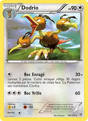 Dodrio n° 100 – Tempète Plasma