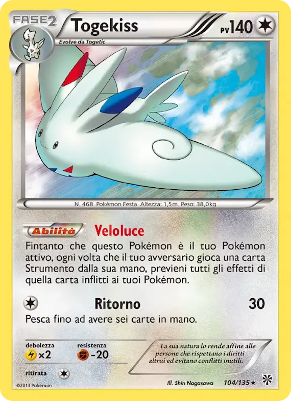Togekiss 104 – Uragano Plasma