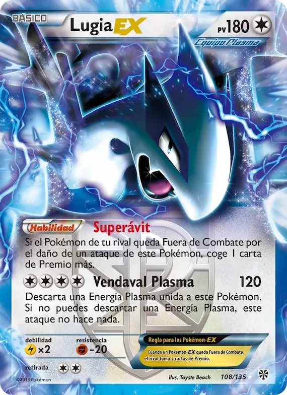 Lugia-EX 108 – Tormenta Plasma