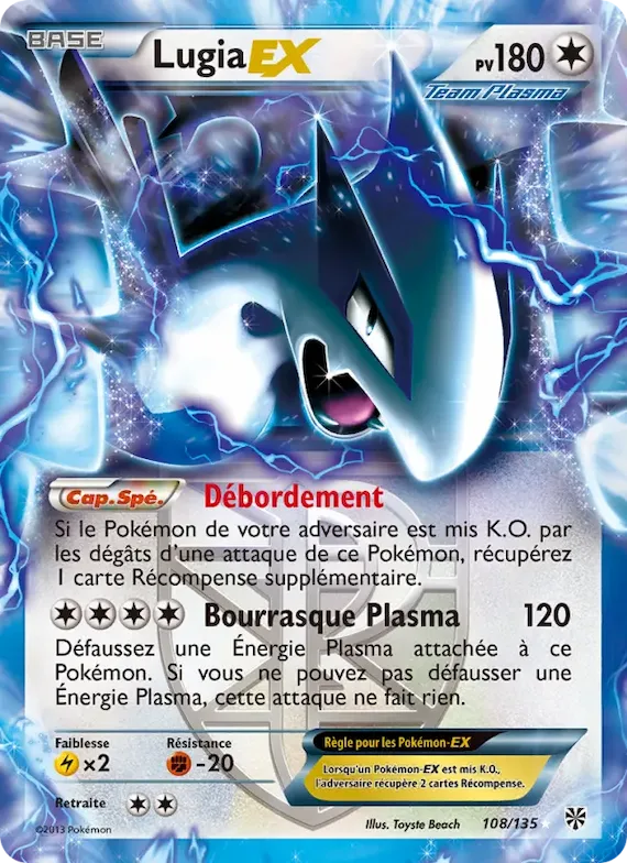 Lugia-EX 108 – Tempète Plasma