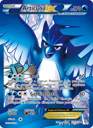Articuno-EX 132 – Uragano Plasma