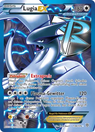 Lugia-EX 134 – Plasma-Sturm