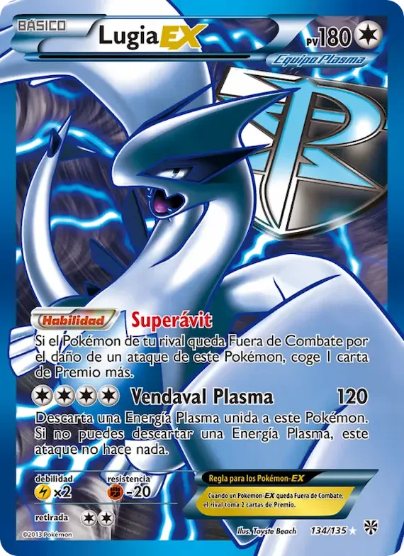 Lugia-EX 134 – Tormenta Plasma